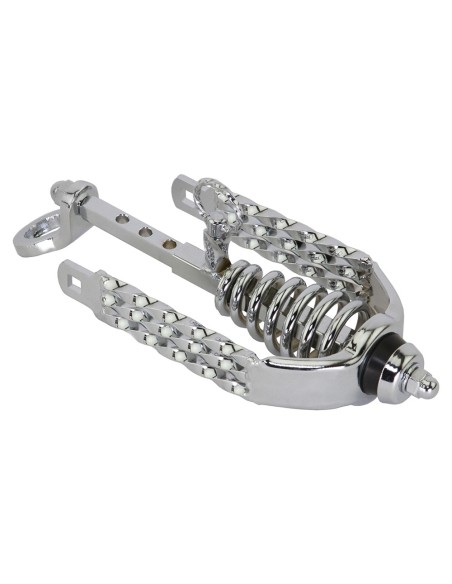 Spring Fork Slammer W/Triple Square Twisted Crown Chrome.